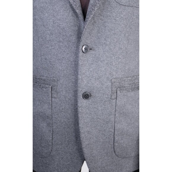 RED Saks Fifth Avenue Sport Coat Mens M (40) Trim Fit Wool Blend 2-Button Jacket - Picture 3 of 14